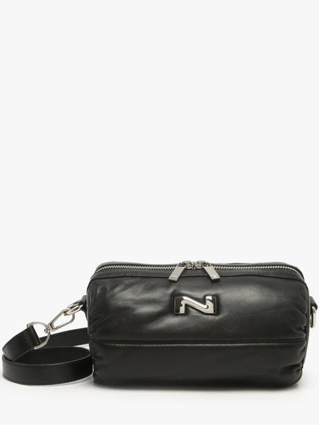 Sac Bandoulière North Cuir Nathan baume Noir north 1