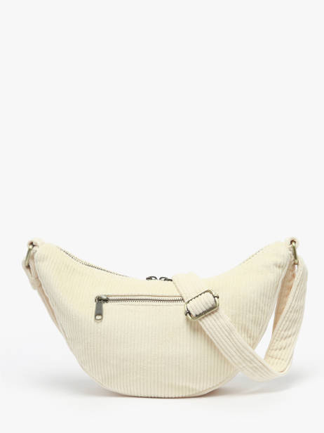 Sac Banane Velours Velours Côtelé Hindbag Beige velours V vue secondaire 4