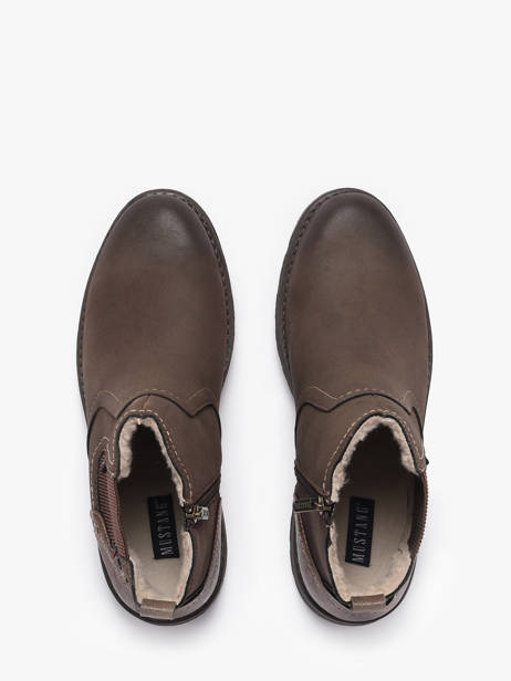 Chelsea Boots Mustang Marron men M0021005 vue secondaire 3