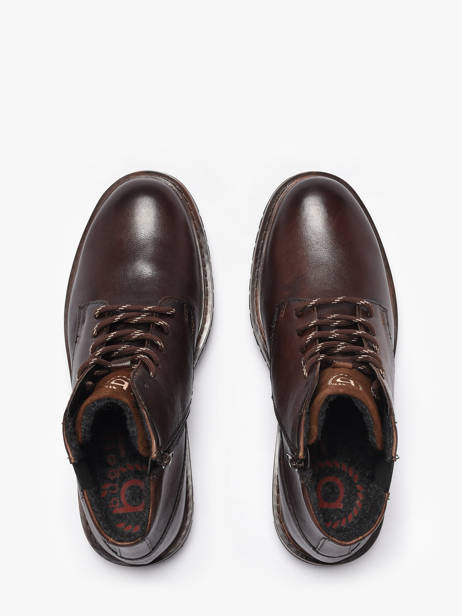 Bottines En Cuir Bugatti Marron men 10006000 vue secondaire 3