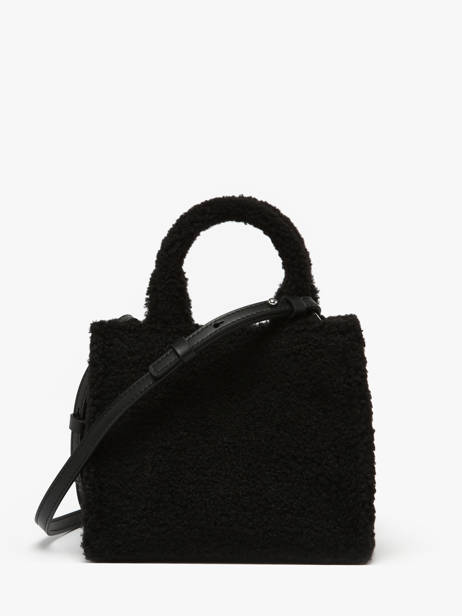 Mini Sac Cabas Rue St Guillaume Shearling Karl lagerfeld Noir rsg A4W50016 vue secondaire 4