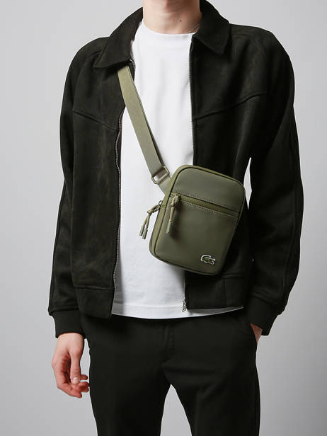 Sac Bandoulière Lcst Lacoste Vert lcst NH3307LV vue secondaire 1