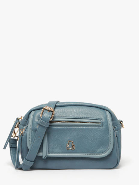 Sac Bandoulière Zip Lulu castagnette Bleu zip ZAER