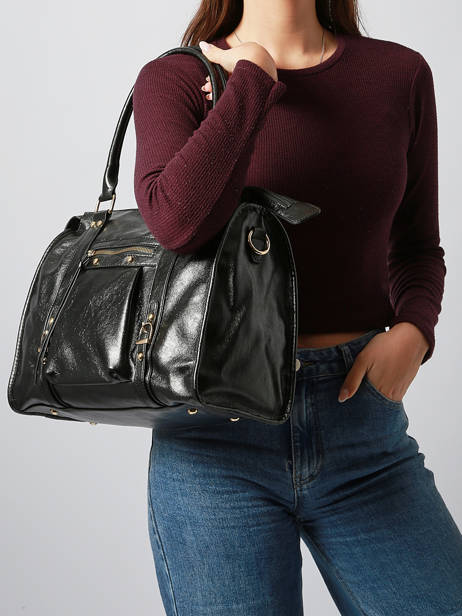 A4 Size Shoulder Bag Gallantry Black format a4 5B other view 1