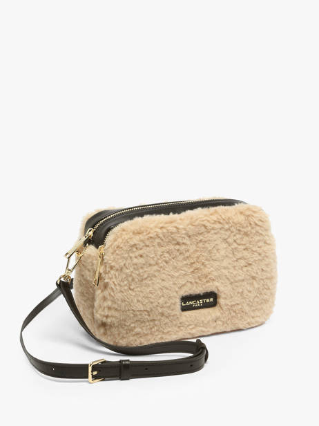 Sac Bandoulière Moumoute Lancaster Beige moumoute 22 vue secondaire 2