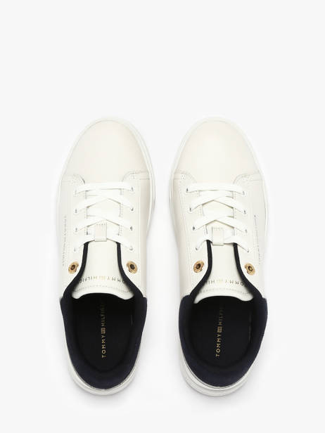 Sneakers En Cuir Tommy hilfiger Blanc women 902002Y vue secondaire 3