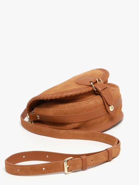 Sac Bandoulière Bobo S Cuir Paul marius Marron vintage S vue secondaire 2