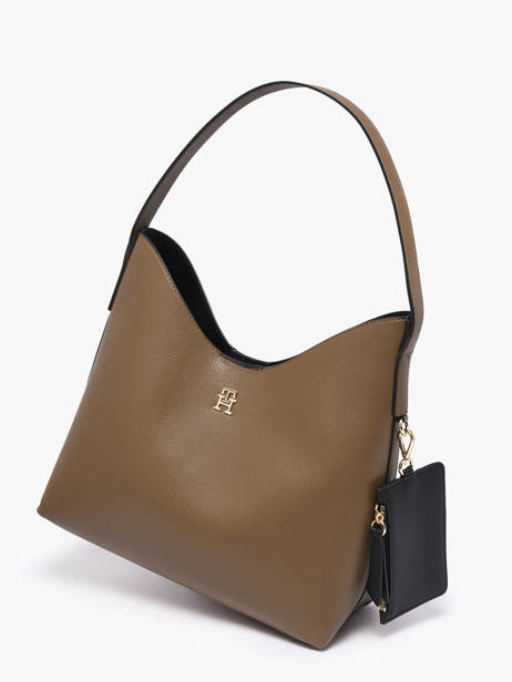 Sac Porté épaule Th Icon Polyester Tommy hilfiger Marron th icon AW18140 vue secondaire 1