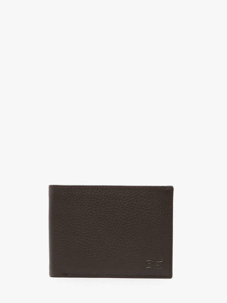 Wallet Caviar Leather Crinkles Brown caviar 14082