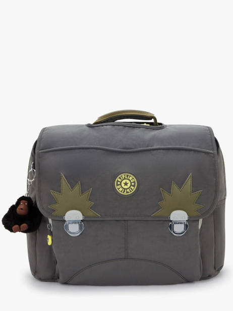Cartable 2 Compartiments Kipling Gris back to school / pbg PBG21092