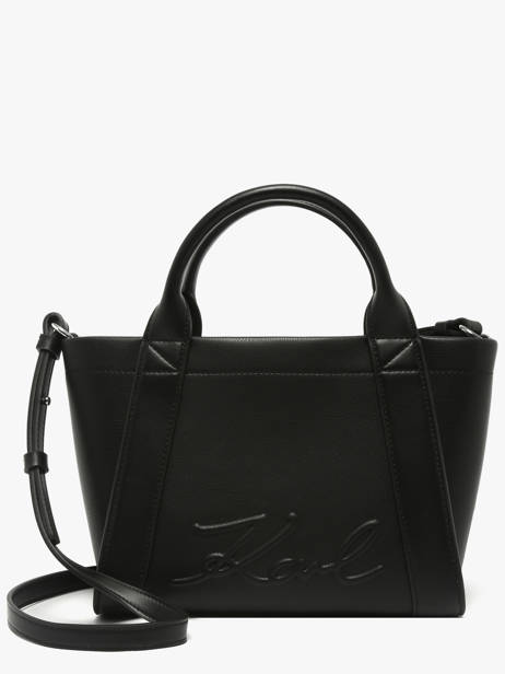 Sac Porté Main K/ville Cuir Karl lagerfeld Noir k ville B1W30067