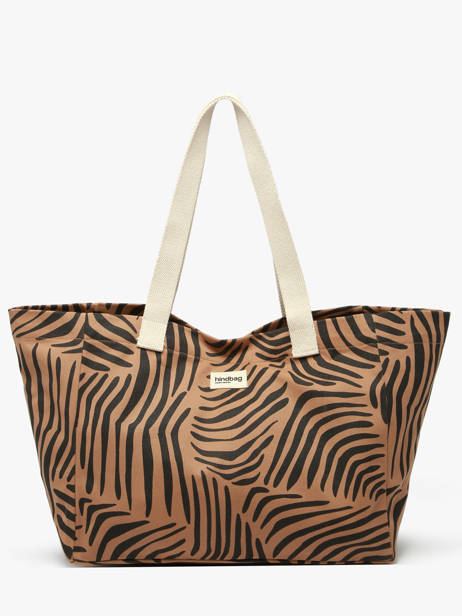 Shoulder Bag Tigre Cotton Hindbag Brown tigre TI