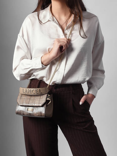 Sac Bandoulière Ninon S Ayers Cuir Lancel Gris ninon A14013 vue secondaire 1