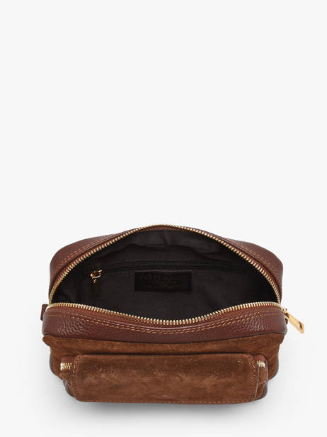 Shoulder Bag Velvet Caviar Leather Milano Brown velvet caviar VC25067 other view 3