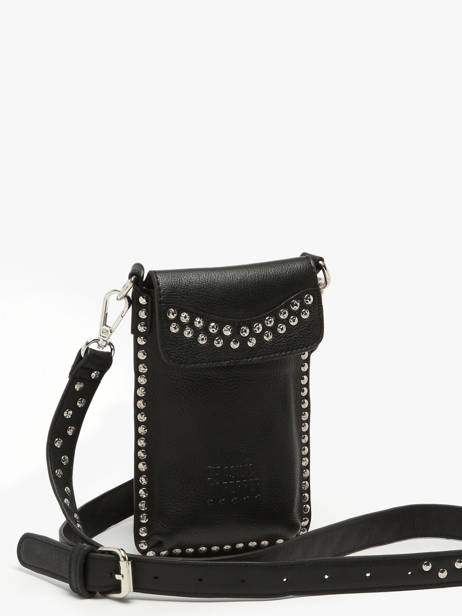 Phone Case Leather Basilic pepper Black glam BGLA88 other view 2