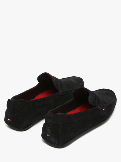 Moccasins In Leather Tommy hilfiger Blue men 5789DW5 other view 3
