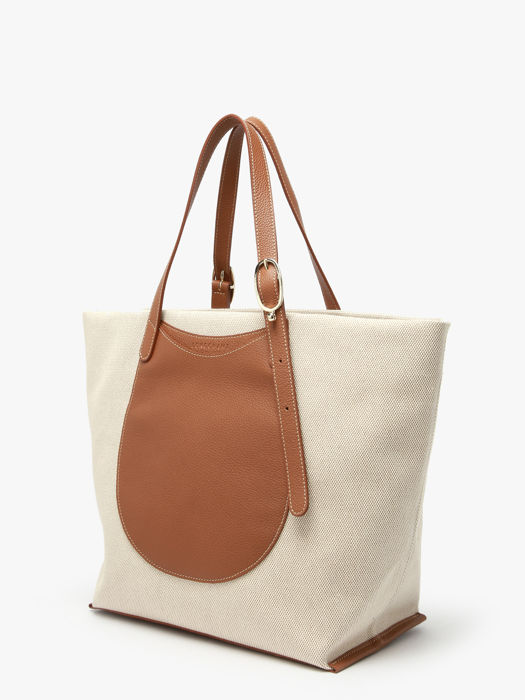Longchamp Le foulonné toile Hobo bag Brown