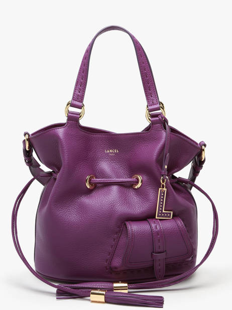 Medium Bucket Bag Premier Flirt Lancel Violet premier flirt A10110 other view 2