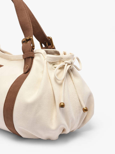 Shoulder Bag Canvas Cotton Gerard darel White canvas Z450 other view 5