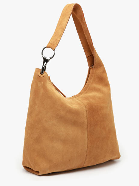 Sac Porté épaule Leather Cuir Biba Marron leather JAP2L vue secondaire 2