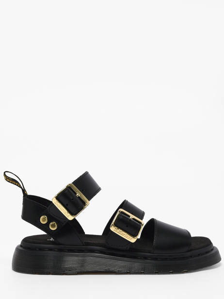 Sandals Gryphon Strap In Leather Dr martens Black women 42329001