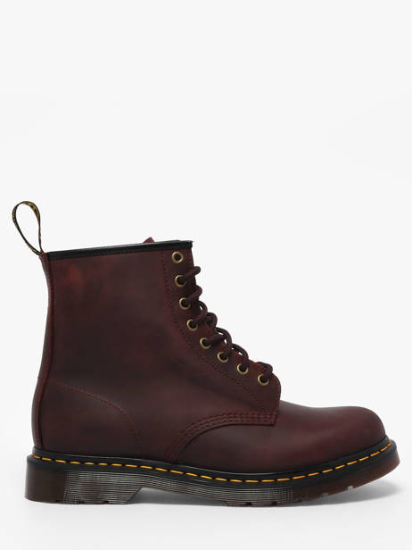 Boots 1460 En Cuir Dr martens Marron men 11822609