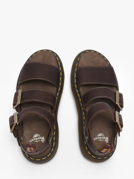 Sandals Gryphon In Leather Dr martens Brown women 42004200 other view 3