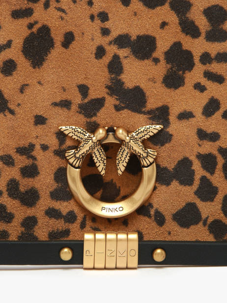 Shoulder Bag Love Bag Soft Pinko Brown love bag soft 6023A32A other view 3