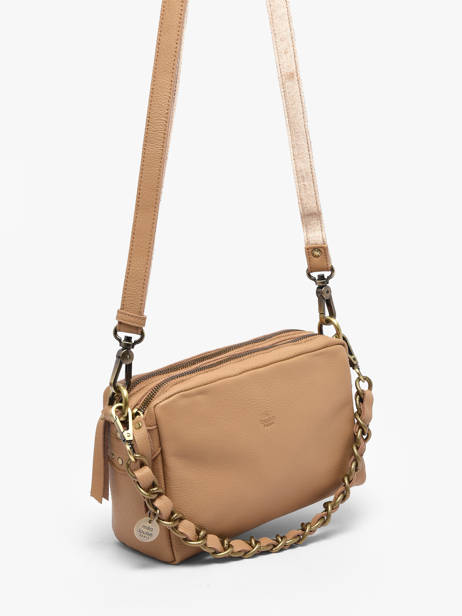Shoulder Bag Vintage Leather Mila louise Beige vintage 23673C1 other view 2
