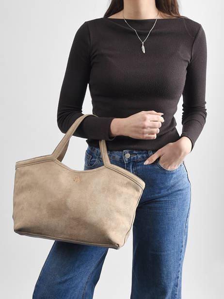 Satchel Identite Lulu castagnette Brown identite D other view 1