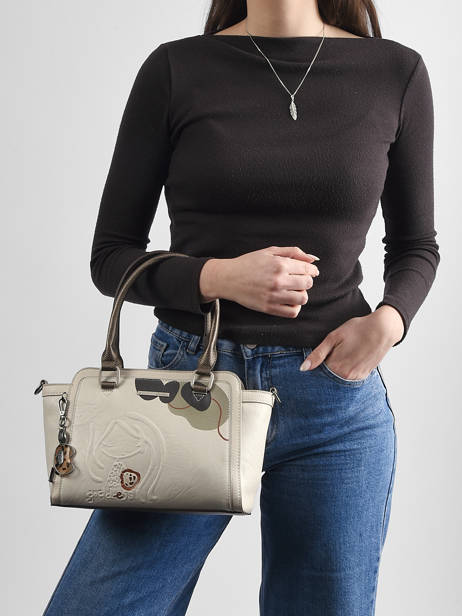 Satchel Gaia Anekke Beige gaia 42871032 other view 1