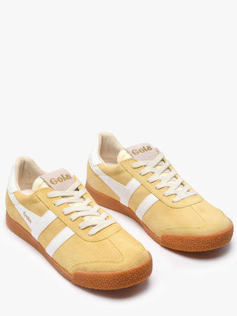 Sneakers In Leather Gola Yellow women CLB538YA other view 1