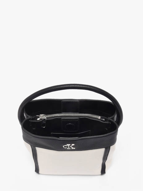 Satchel Hardware Monogram Cotton Calvin klein jeans White hardware monogram 4F3348G other view 3