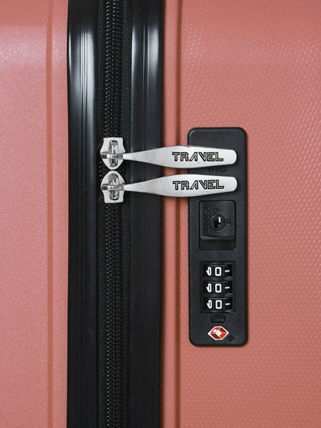 Hardside Luggage Montreal Travel Pink montreal L other view 1