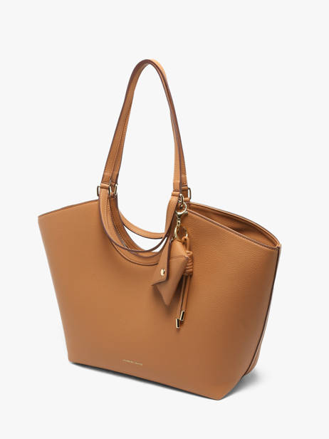 Tote Bag Estée With Bag Charm Laurent david Brown ld bags 73 other view 2