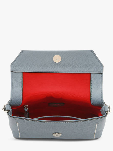 Leather Ninon Soft Crossbody Bag Lancel Blue ninon A14030 other view 4