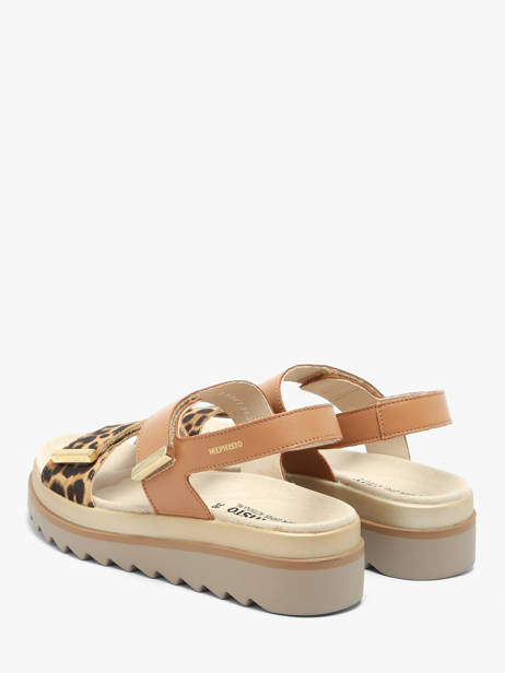 Sandals In Leather Mephisto Brown women P5148854 other view 2