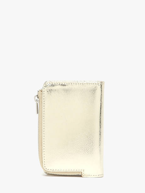 Portefeuille Cuir Crinkles Or caviar 14340 vue secondaire 2