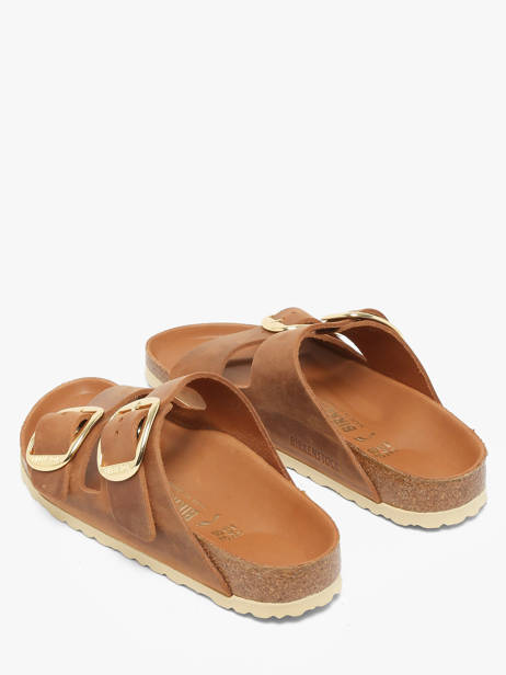 Slippers Arizona Big Buckle Birkenstock Brown women 1011073 other view 2