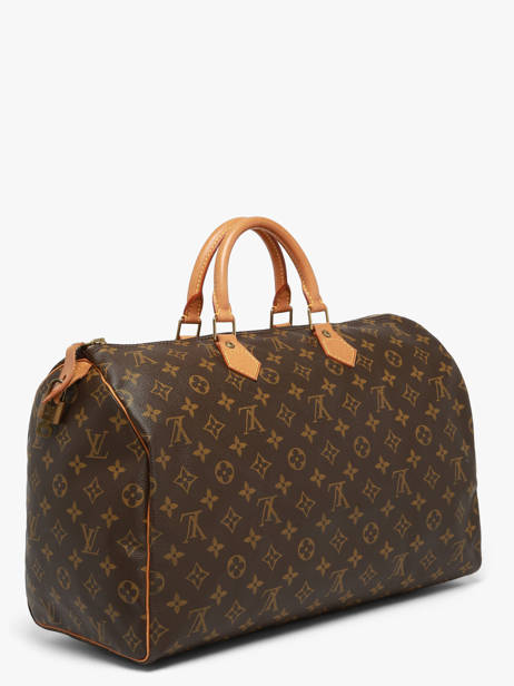 Sac à Main D'occasion Louis Vuitton Speedy 40 Monogrammé Louis vuitton Marron second life 4O756WUA vue secondaire 5