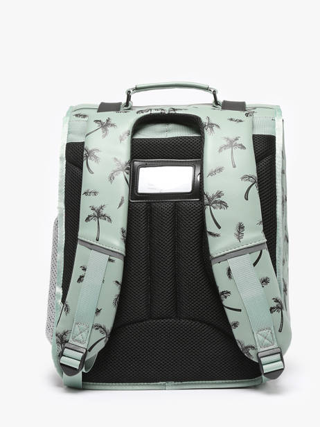 3-compartment Backpack Cameleon Green vintage north PBVWSD39 other view 4