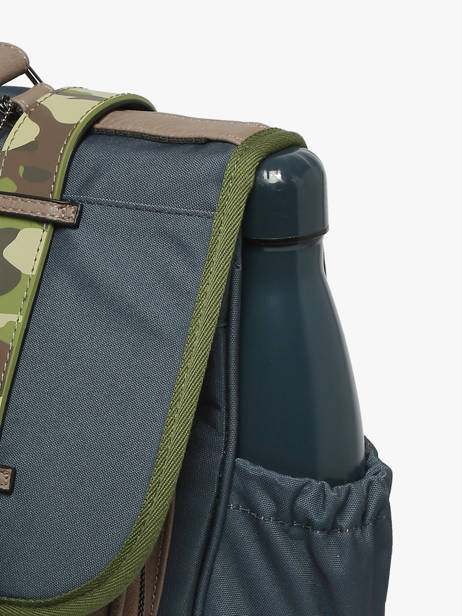 Satchel 3 Compartments Cameleon Blue vintage urban PBVBCA41 other view 5