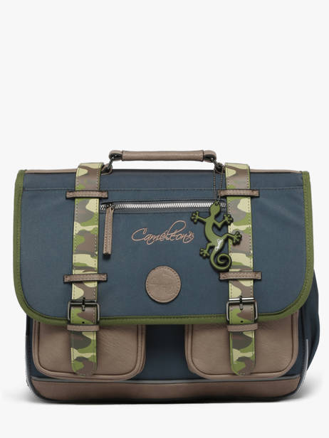 Satchel 2 Compartments Cameleon Blue vintage urban 27