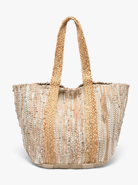 Sac Porté épaule Estival Jute Le voyage en panier Multicolore estival PM937 vue secondaire 4