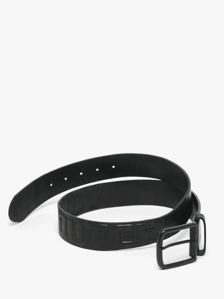 Ceinture Homme Lingo Cuir Von dutch Noir belt LINGO vue secondaire 2