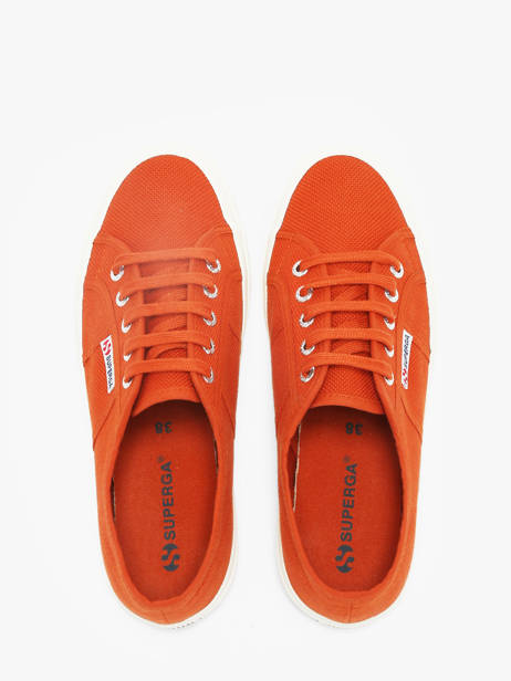 Sneakers Superga Orange accessoires 10AYU vue secondaire 3