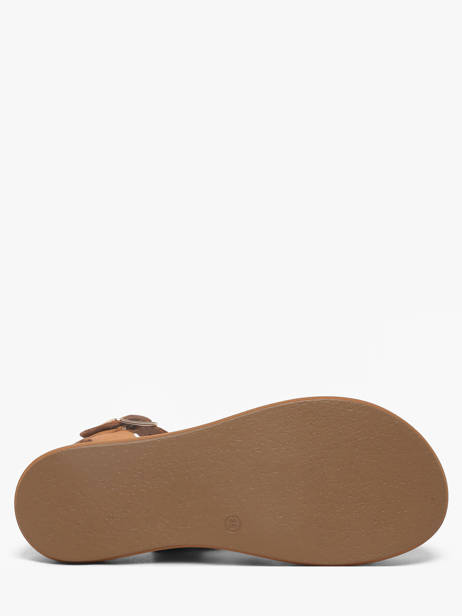 Sandales En Cuir Inuovo Orange accessoires 96001CCN vue secondaire 4