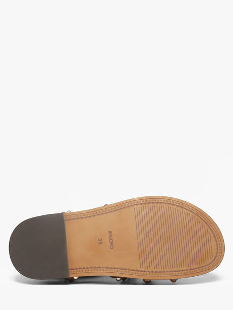 Sandales En Cuir Inuovo Marron accessoires 51002CTN vue secondaire 4