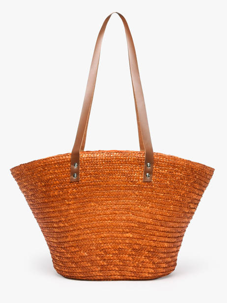 Sac Porté épaule Milos Paille Les tropeziennes Orange milos TZ01 vue secondaire 4