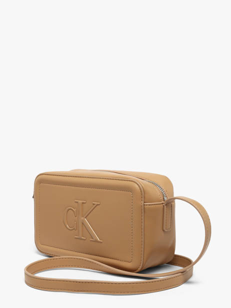 Sac Bandoulière Bold Calvin klein jeans Beige bold 4F3220G vue secondaire 2